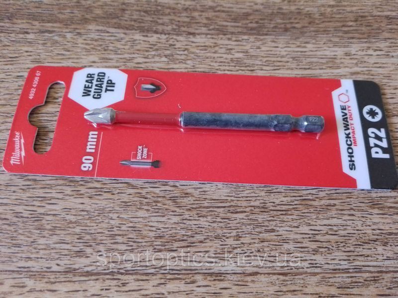 Біта SHOCKWAVE MILWAUKEE, PZ2, 90мм (1шт) 4932430867 фото