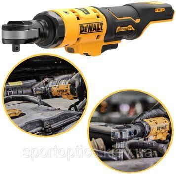 Гайковерт угловой - трещётка аккумуляторный DeWALT DCF504N (1/4 дюйма, 12В, 54Нм, 0.75кг) DCF504N фото