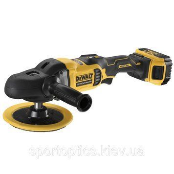 Полірувальна машина акумуляторна DeWALT DCM849P2 (18В, 800-2200об/хв, 180мм, ЗП +АКБ 5Аг-2шт.) DCM849P2 фото