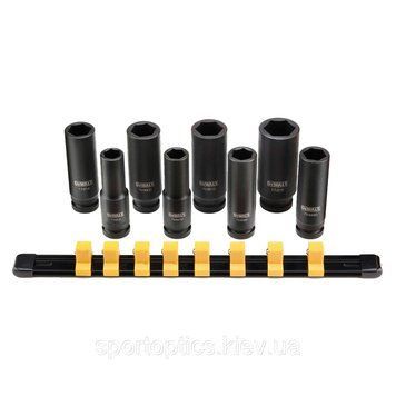 Набір головок 1/2&rdquo; DeWALT DWMT86090-0 (8 предметів: 13, 14, 16, 17, 18, 19, 21, 24мм) DWMT86090-0 фото