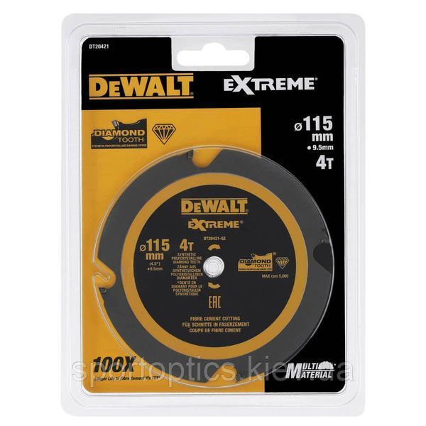 Диск пильный универсальный DeWALT DT20421 (115 х 9,5мм, універсальне) DT20421 фото