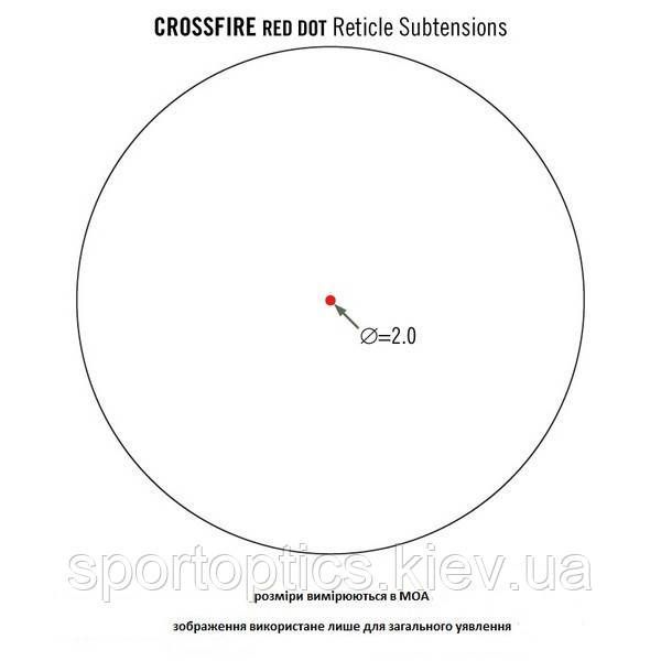 Приціл коліматорний Vortex Crossfire Red Dot (CF-RD2) 929056 фото