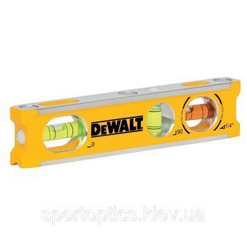 Уровень BILLET TORPEDO из алюминия длиной 165 мм с 3 капсулами и магнитами DeWALT DWHT42525-0 DWHT42525-0 фото