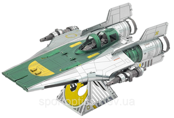 Металевий 3D конструктор "Star Wars - Resistance A-Wing Fighter", Metal Earth, MMS416 2616902522 фото