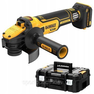 Шліфмашина кутова - болгарка акумуляторна DeWALT DCG409VSNT (18B XR, 125мм, 3000-9000 об/хв, 1.85кг, валіза) DCG409VSNT фото