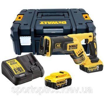 Пила шабельна акумуляторна DeWALT DCS367P2 (18В, 0 - 2900 ход/хв, 2.27кг, ЗП + АКБ 5 Аг -2шт) DCS367P2 фото