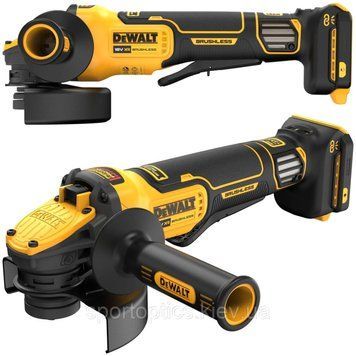 Шліфмашина кутова - болгарка акумуляторна DeWALT DCG416VSN (18B XR, 125мм, 3000-9000 об/хв, 1.85кг) DCG416VSN фото