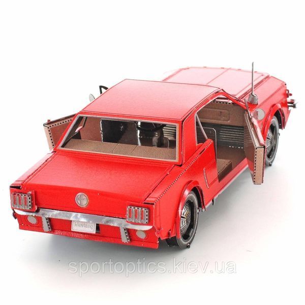 Металевий 3D конструктор "1965 Ford Mustang Coupe, Red Version", Metal Earth, MMS056C 2616902527 фото