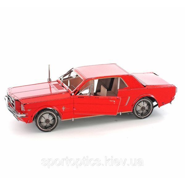 Металевий 3D конструктор "1965 Ford Mustang Coupe, Red Version", Metal Earth, MMS056C 2616902527 фото