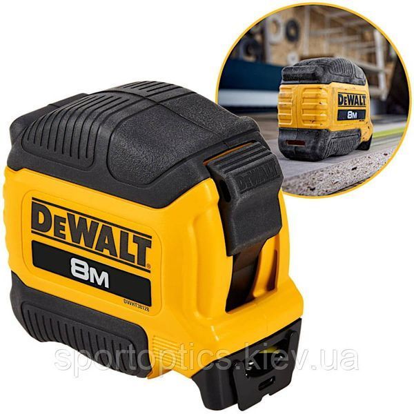 Рулетка измерительная COMPACT, 8 м х 28 мм DeWALT DWHT38128-0 DWHT38128-0 фото