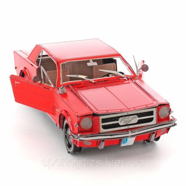 Металевий 3D конструктор "1965 Ford Mustang Coupe, Red Version", Metal Earth, MMS056C 2616902527 фото