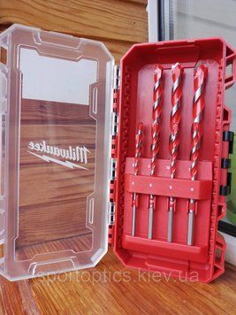 Набір свердл по бетону PACKOUT MILWAUKEE PREMIUM (8шт) / 4932493881 4932493881 фото