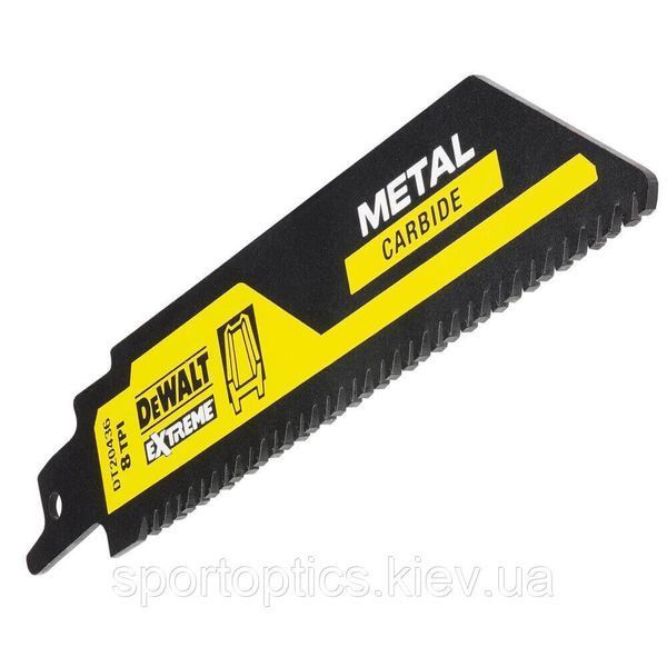 Полотно пильное DeWalt, EXTREME CARBIDE DT20436 (сталеві та чавунні труби, неіржавка сталь, 152мм) DT20436 фото