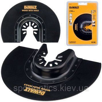 Диск пильний сегментований DeWALT DT20710 (22 зуба/дюйм, 100х23 мм, робота по дереву з цвяхами і пластмасі) DT20710 фото