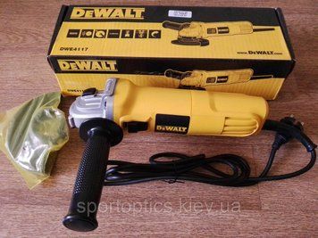 Шліфмашина кутова - болгарка мережева DeWALT DWE4117_1 (950 Вт, 125 мм, 12 000 об/хв, 1.8кг) DWE4117_1 фото