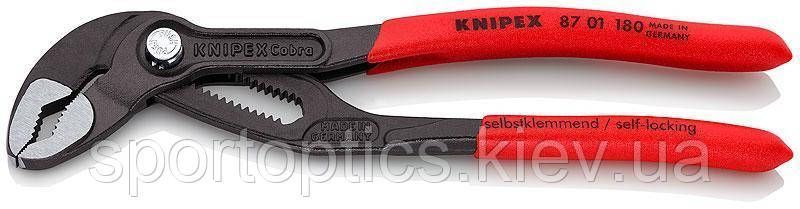 Высокотехнологичные сантехнические клещи 180 мм KNIPEX Cobra&reg; 87 01 180 87 01 180 фото