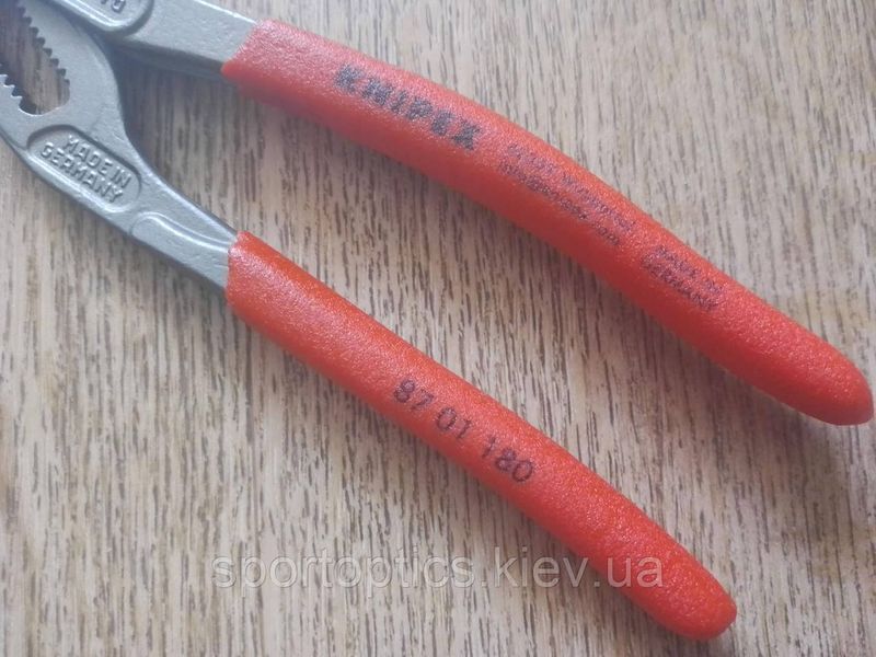 Высокотехнологичные сантехнические клещи 180 мм KNIPEX Cobra&reg; 87 01 180 87 01 180 фото