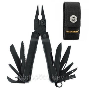 Мультитул Leatherman Rebar Black (17 функцій, нейлон.чохол, 100 мм) / 831563 4000346 фото
