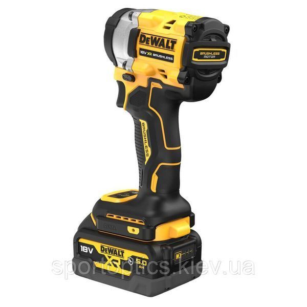 Гайкокрут ударний акумуляторний безщітковий DeWALT DCF923P2G (18 В XR, 610 Нм, 3/8 дюйма, АКБ 5Аг-2шт+ЗП+Валіза) DCF923P2G фото