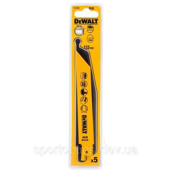 Полотно пильне по металлу DeWALT DT2346 (152мм, 5шт., метал) DT2346 фото