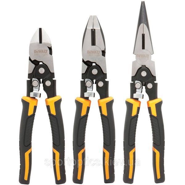 Набір з трьох шарнірно-губцевих інструментів Compound Action DeWALT DWHT0-70485 DWHT0-70485 фото