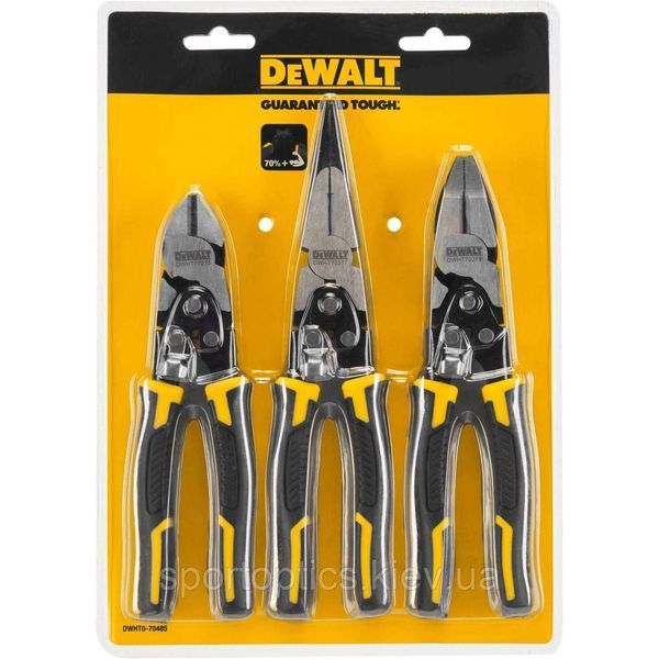 Набір з трьох шарнірно-губцевих інструментів Compound Action DeWALT DWHT0-70485 DWHT0-70485 фото